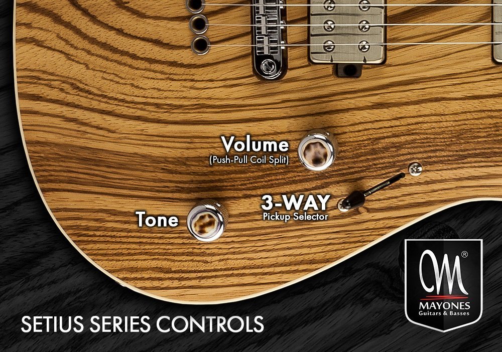 Setius Series Guitars Control Layout